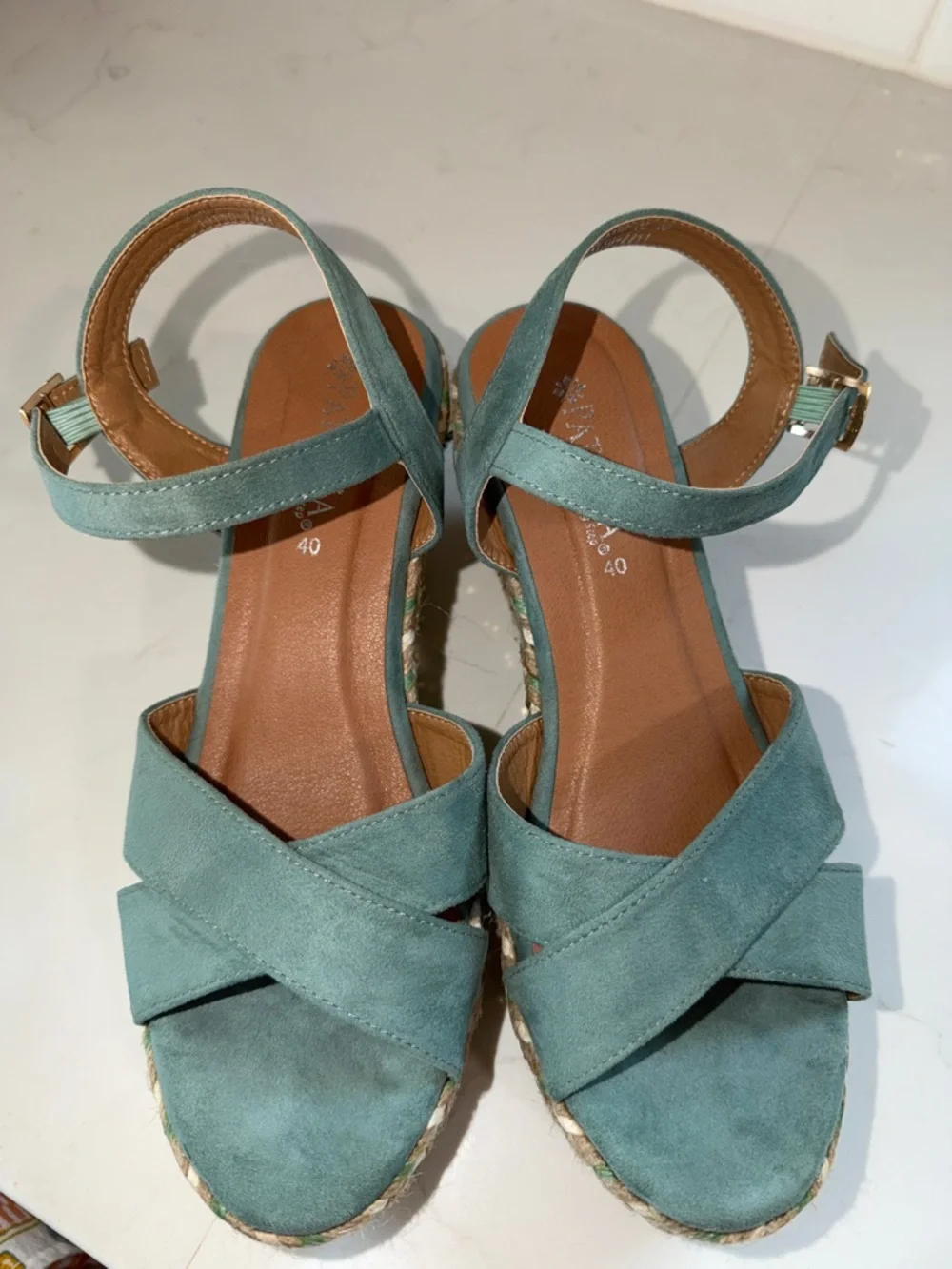 PATRIZiA Woman’s Sloane by Spring Step Espadrille Wedge Sandal size 9